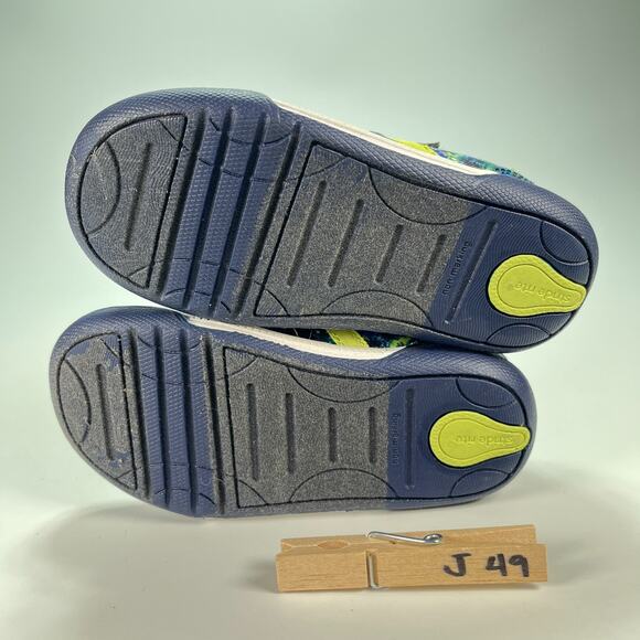 Stride Rite Thompson Blue Green Hook & Loop Strap Sneaker Shoes Kids Size 8M - Picture 8 of 8